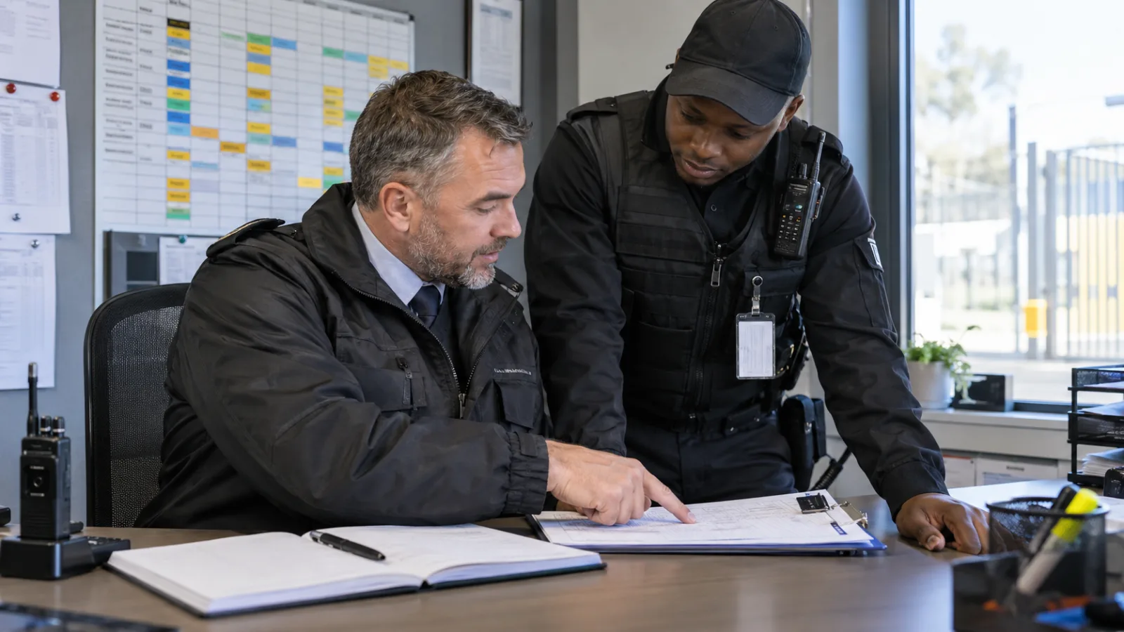 Security officer asleep at home in the daytime with curtains drawn after a night shift, the 12-hour rest period